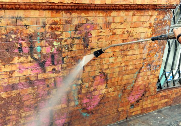 Cost of Brick Graffiti Cleaning in Norwalk